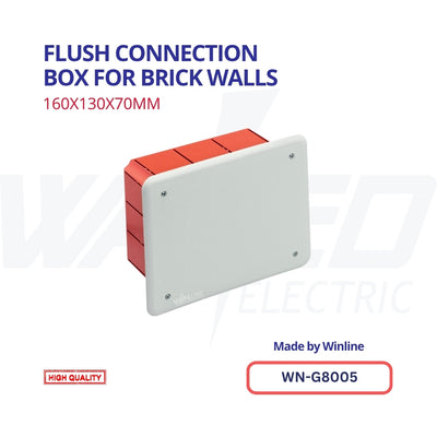 Junction & Connection Box - 160x130x70mm