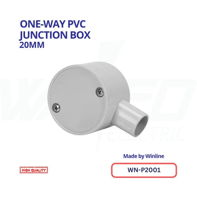 WINLINE One-Way PVC Junction Box – 20mm