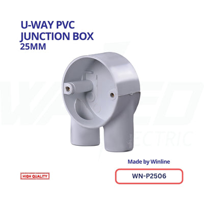 WINLINE U-Way PVC Junction Box – 25mm