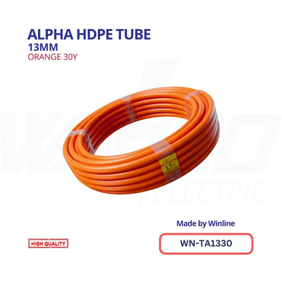 WINLINE Alpha HDPE Tube – 13mm Orange (30Y)