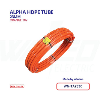 WINLINE Alpha HDPE Tube – 23mm Orange (30Y)