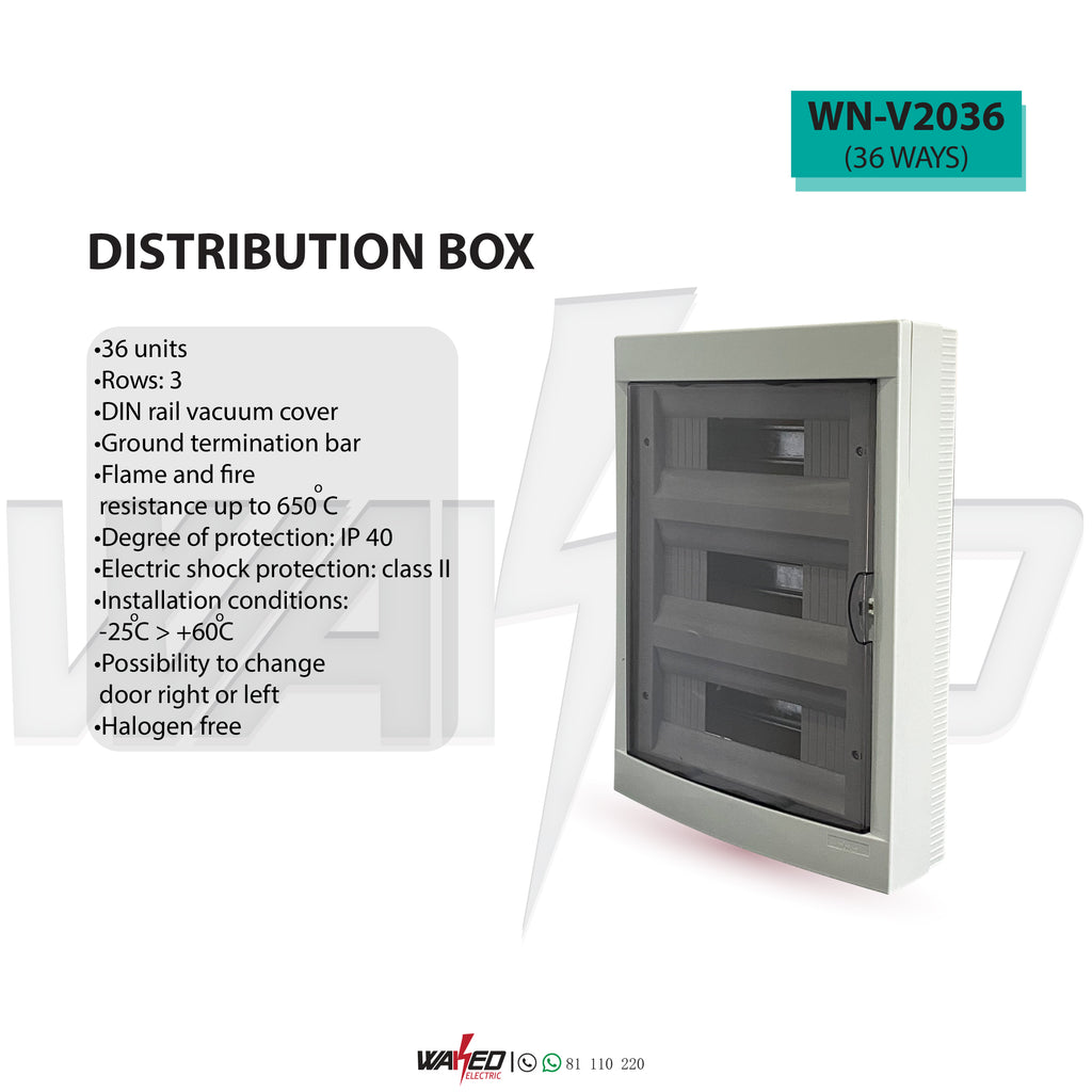 Distribution Box - 36 ways