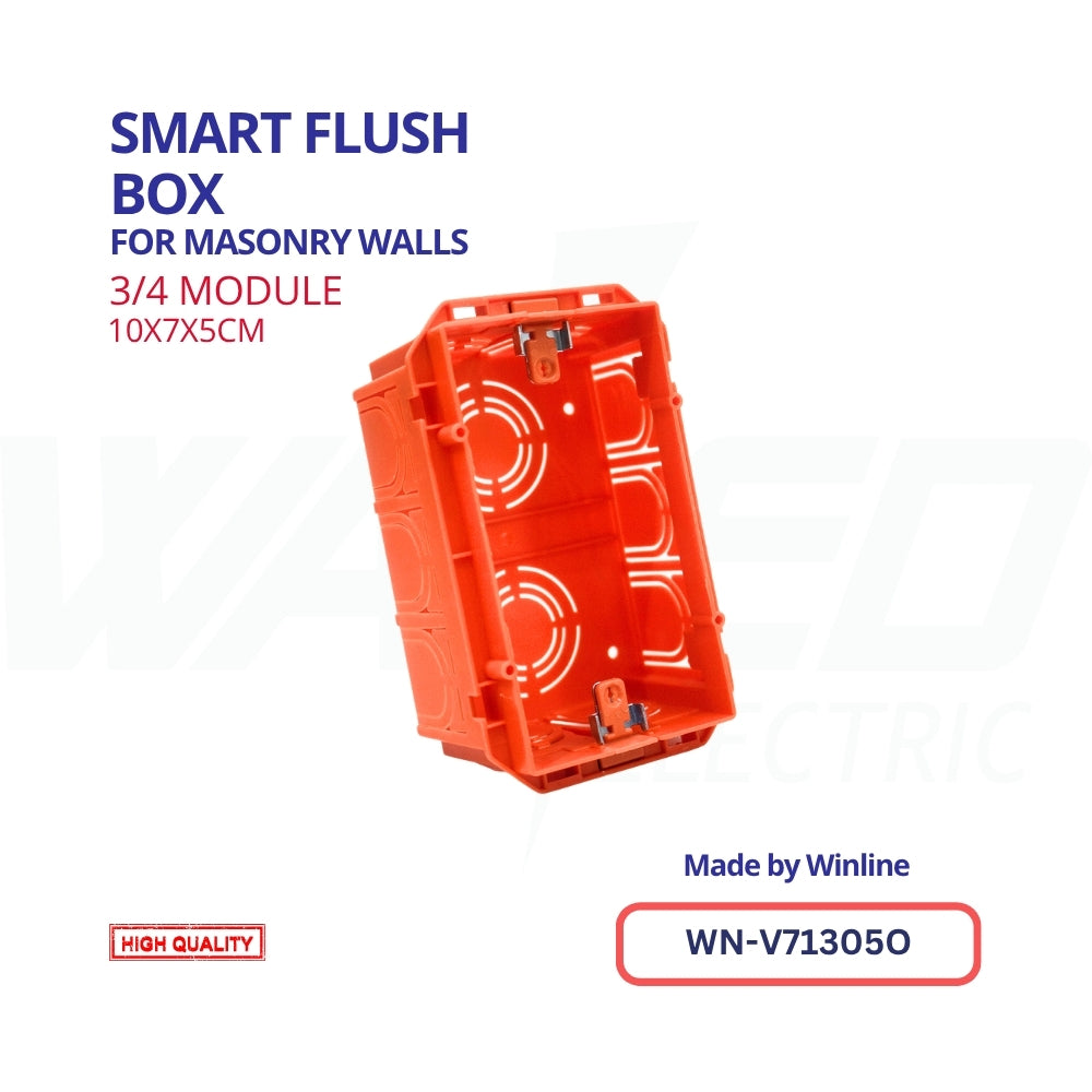 Flush Mounting Boxes For Masonry Walls (Orange)