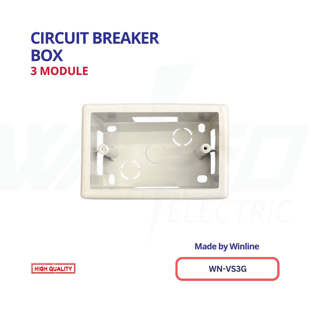 WINLINE Circuit Breaker Box – 3 Module