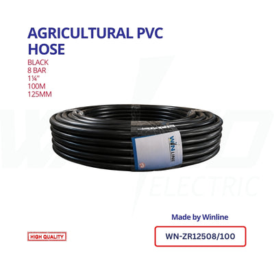 WINLINE Agricultural PVC Hose – 125mm × 100m
