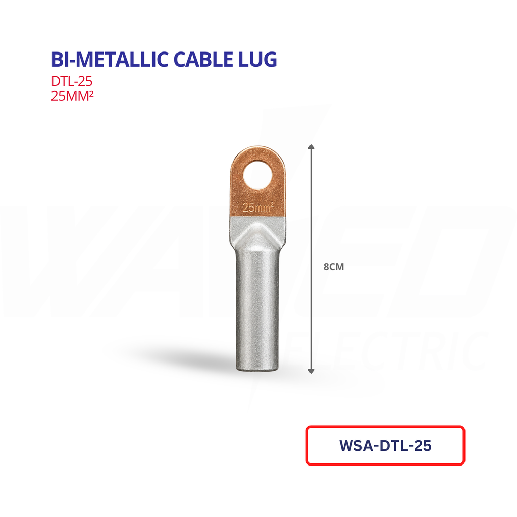 Bi-Metallic Cable Lug – 25mm²