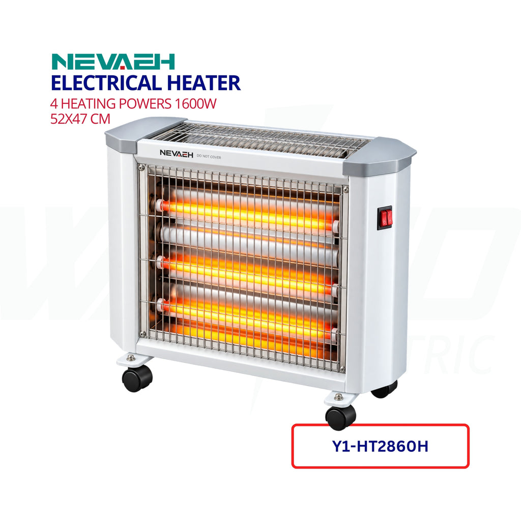 NEVAEH Electric Heater with Wheels – 1600W