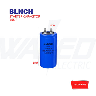 Starter Capacitor - 75uf - BLNCH