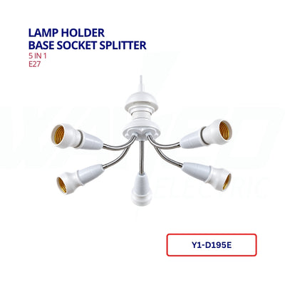 Lamp Holder - 5 in 1 - E27