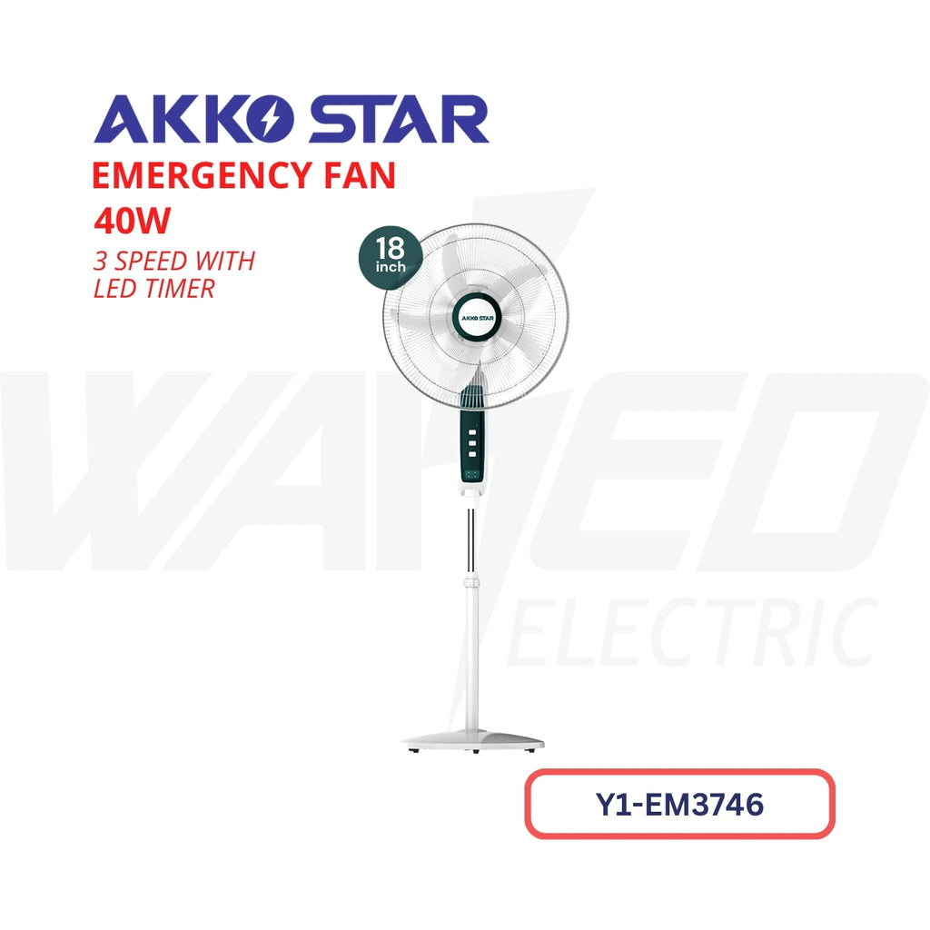 Emergency Fan – 40W - 18 inch - AKKO STAR