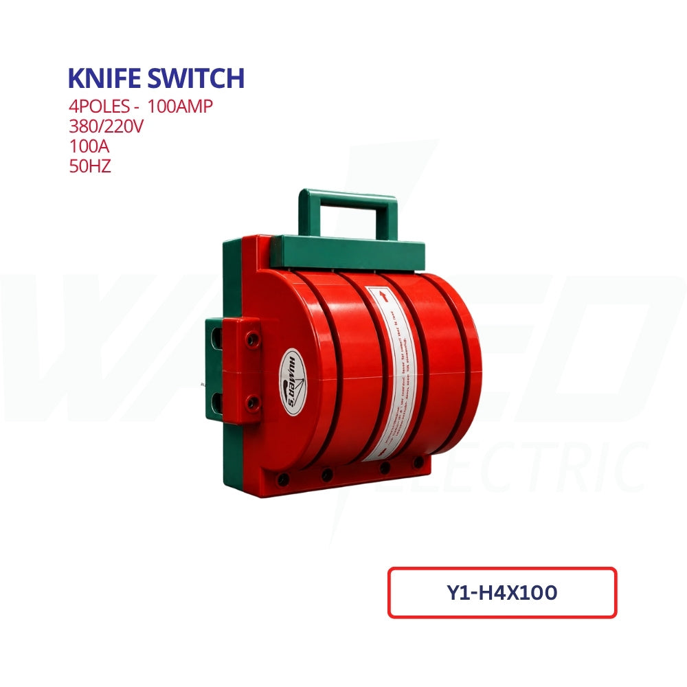 Knife Switch - 4P 100A