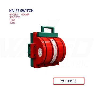 Knife Switch - 4P 100A