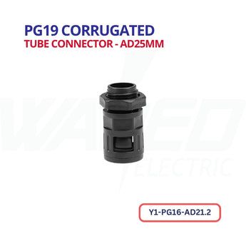 PG19 Corrugated Tube Connector