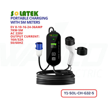 Portable EV Charger (7kW | 5M) - SOLATEK