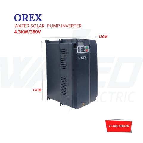 Water Solar Pump Inverter - 4.3KW - OREX
