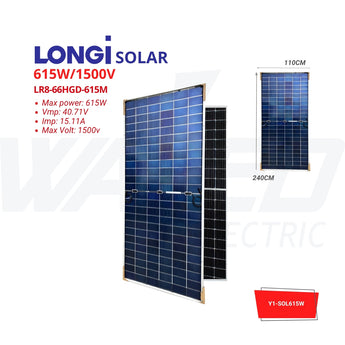 Solar Panel - 680W - LONGI Himo 7