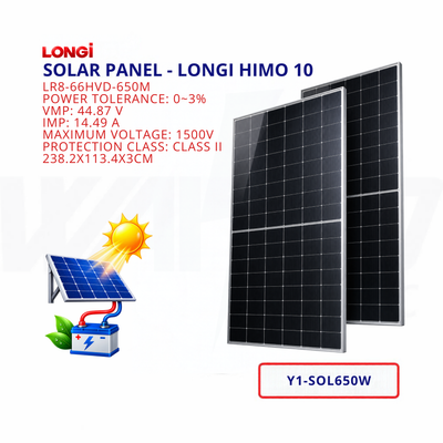 Solar Panel - 650W - LONGI Himo 10