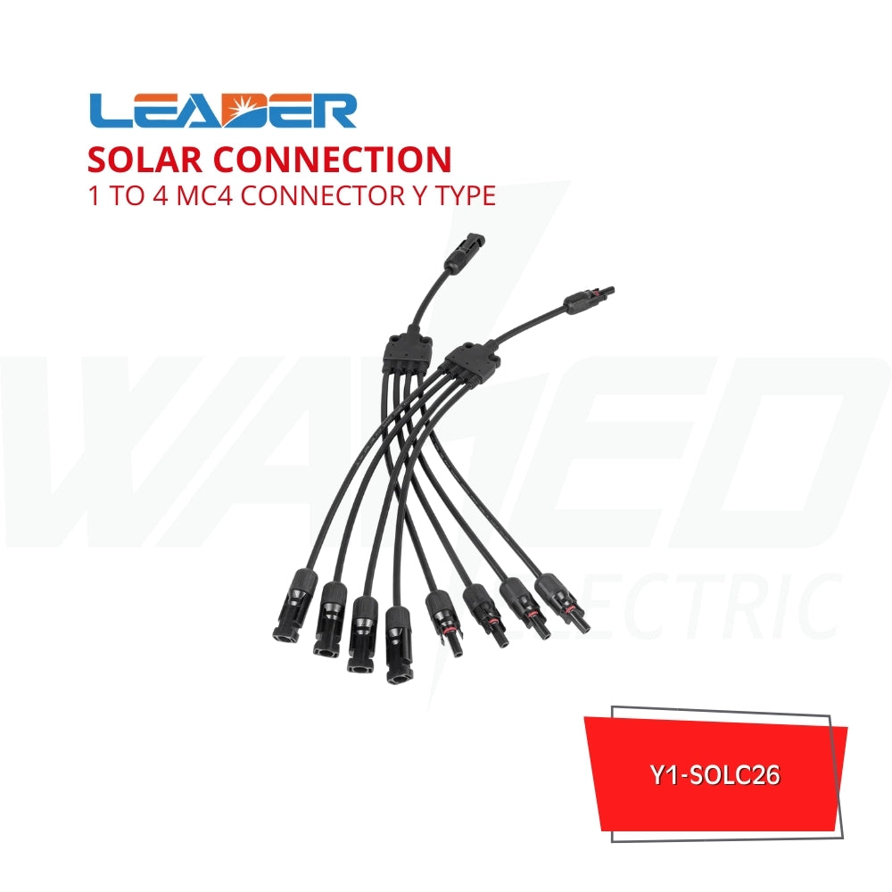 Solar 1 to 4 Y Branch Solar Cable Connector