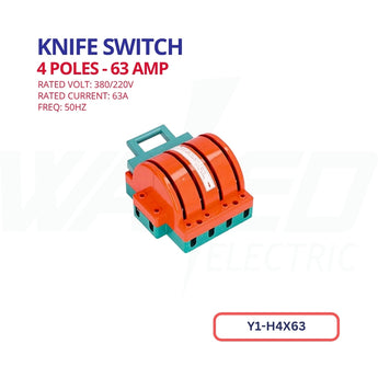 Knife Switch - 4P 63A
