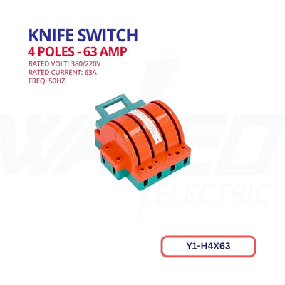 Knife Switch - 4P 63A
