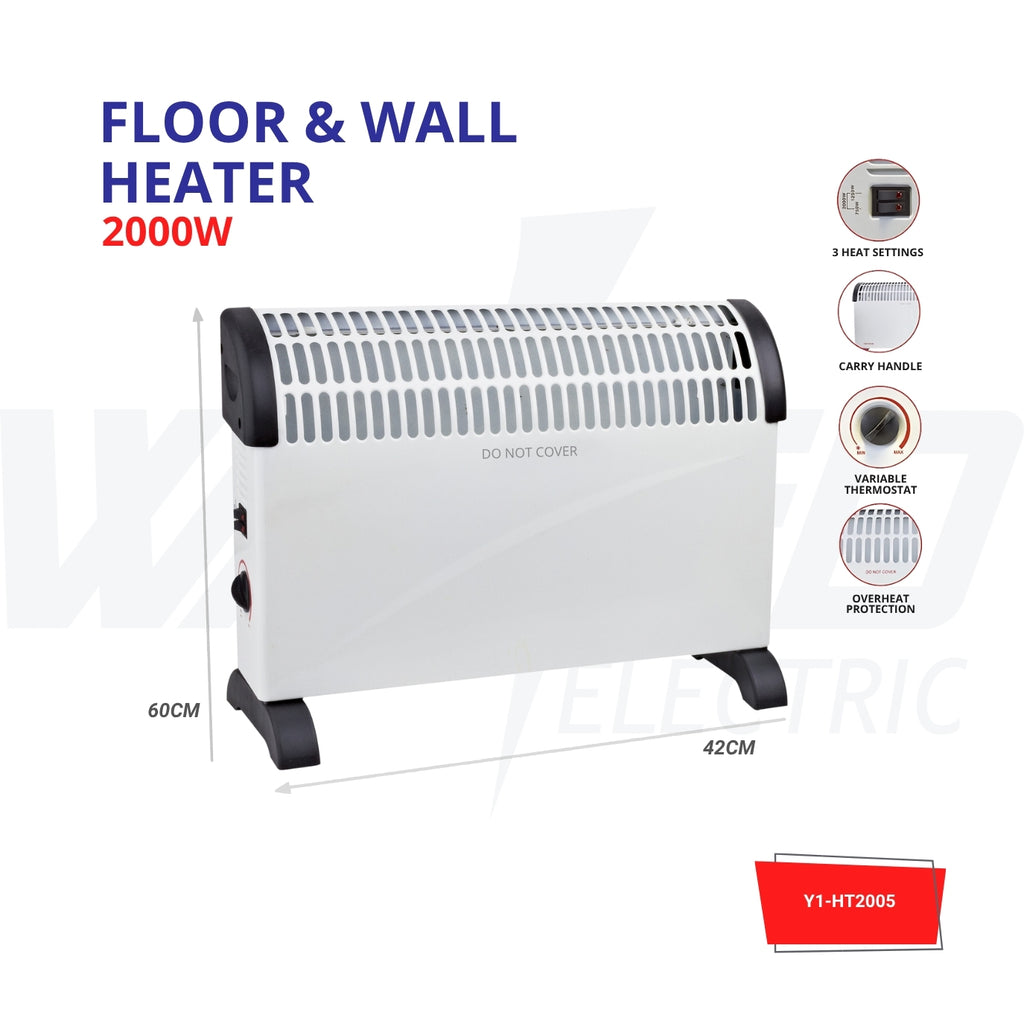 Heater Fan - floor & wall