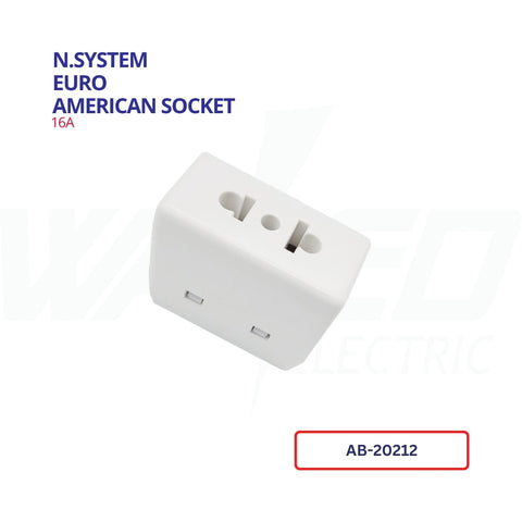 Euro-American Socket - 16A