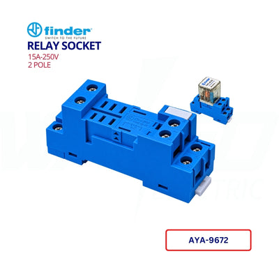 RELAY SOCKET 2P- FINDER