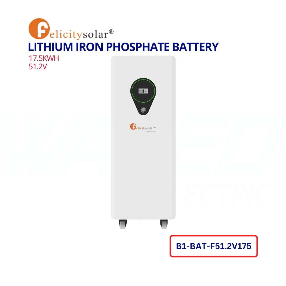Felicity Solar Lithium Iron Phosphate Battery  – 17.5kWh / 51.2V