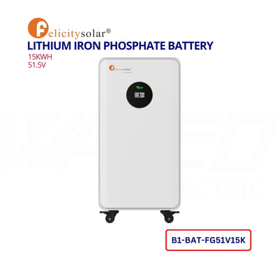 Felicity Solar Lithium Iron Phosphate Battery - 15kWh - 51.2V