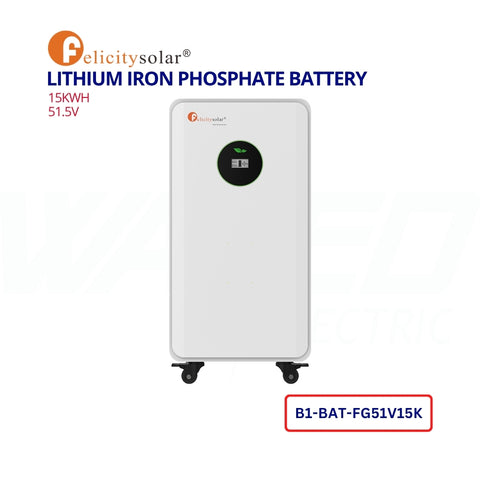 Felicity Solar Lithium Iron Phosphate Battery - 15kWh - 51.2V