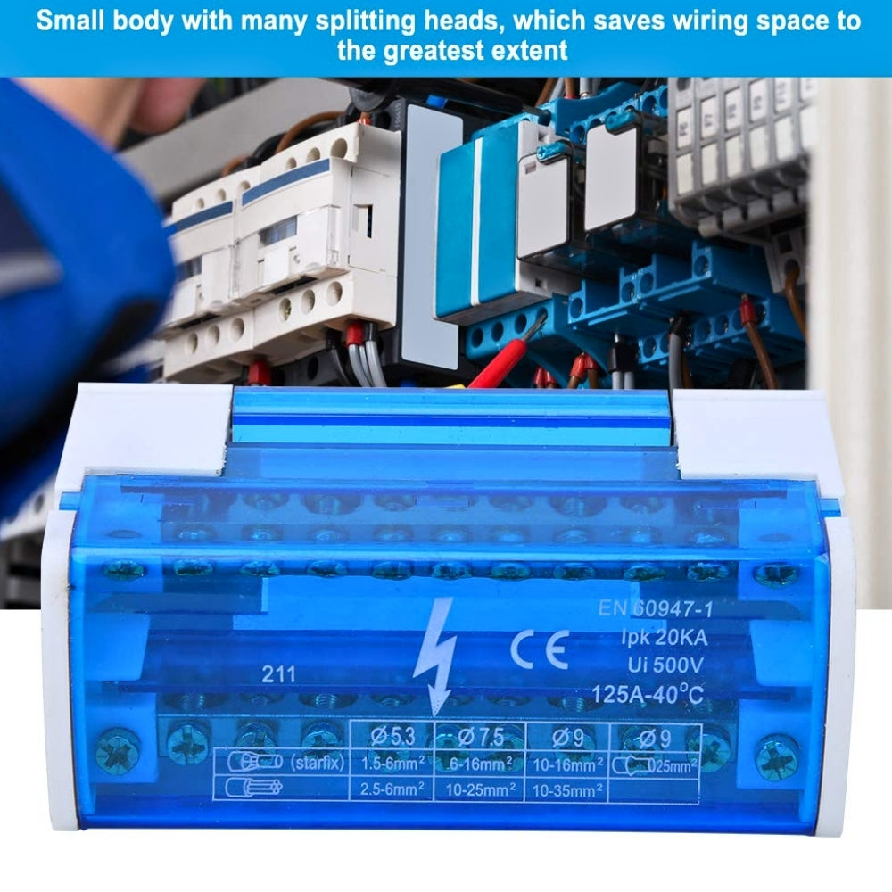 Terminal Block - 2p - 100A – Waked Electric