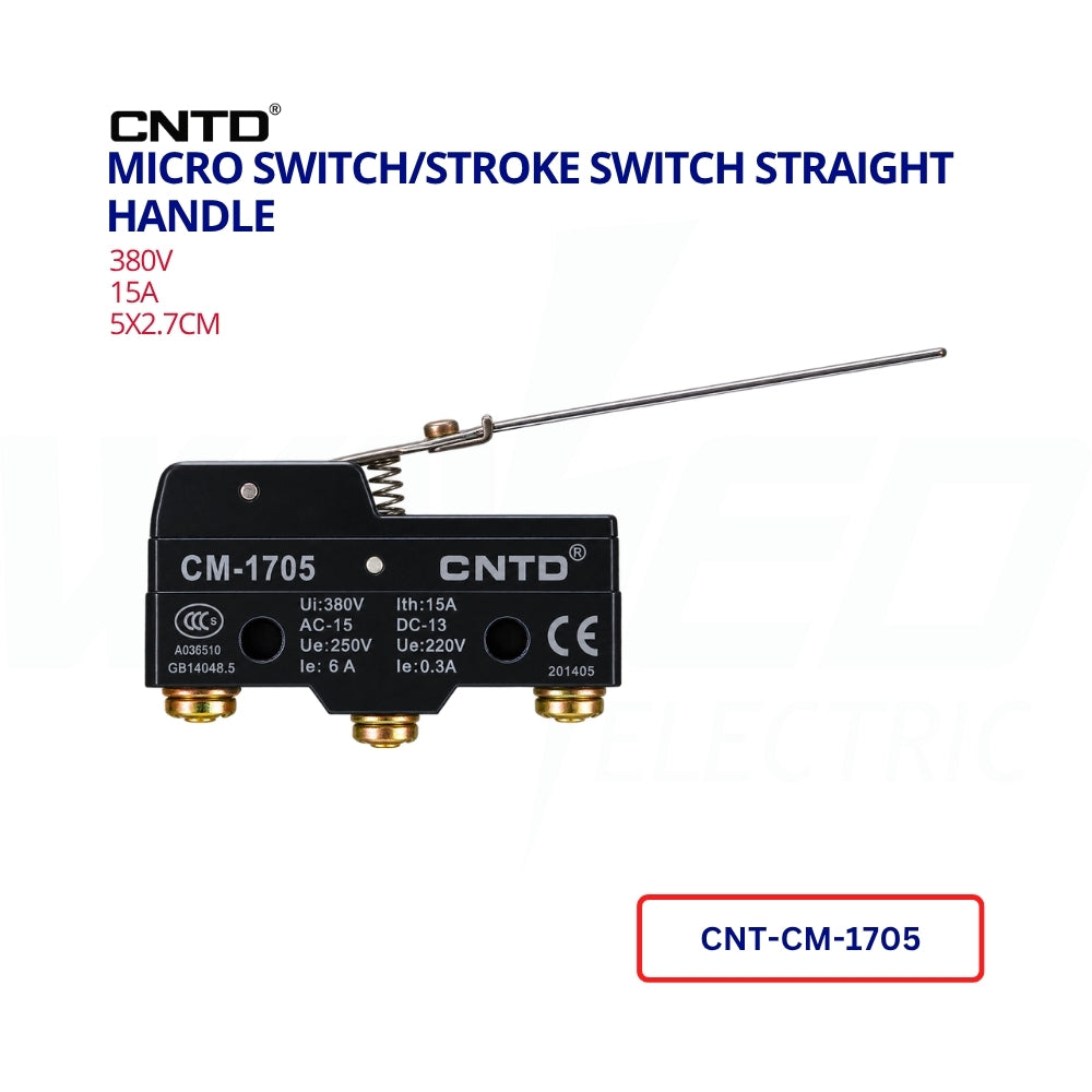 Micro Switch/Stroke Switch CM-1705 - Straight Handle