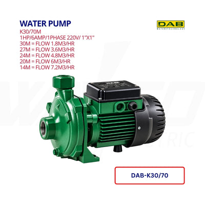 Water Pump - KPF30/70 -  1HP