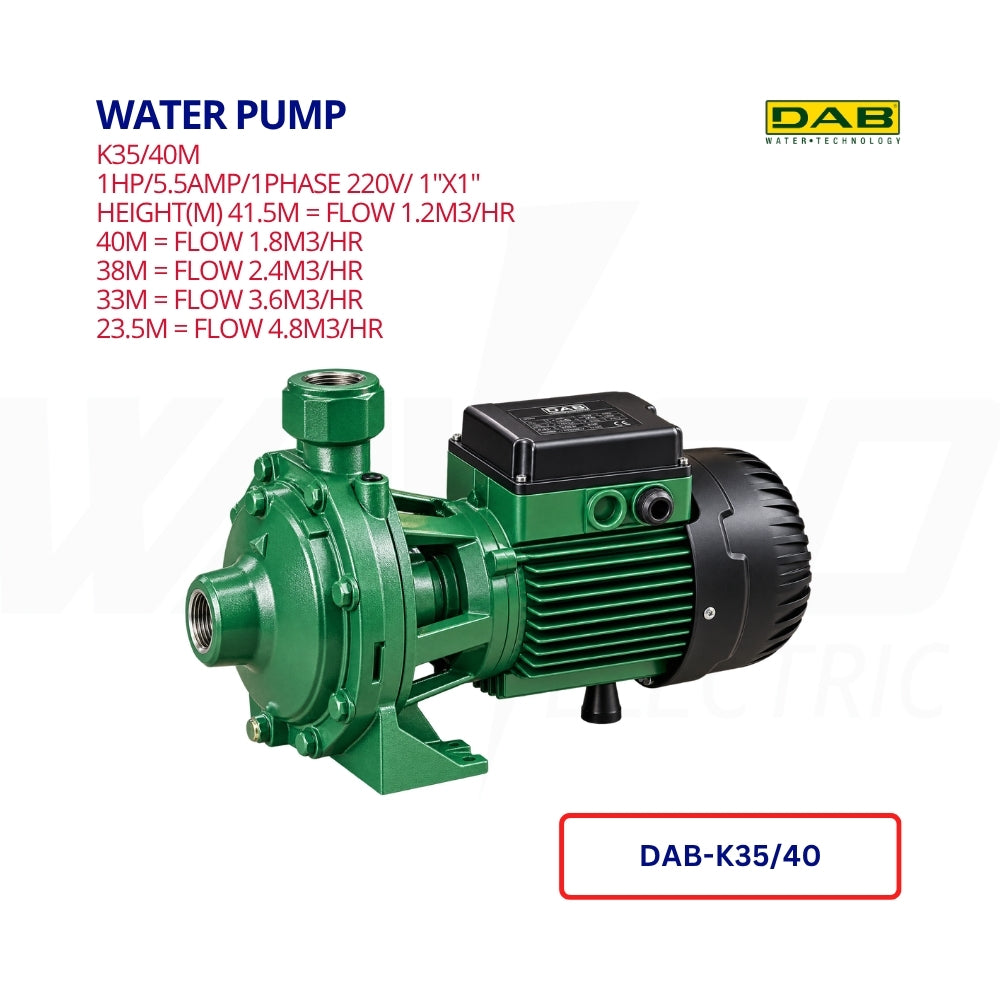 Water Pump - K35/40M - 1HP