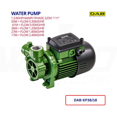 Water Pump - KPF38/18 - 0.8HP