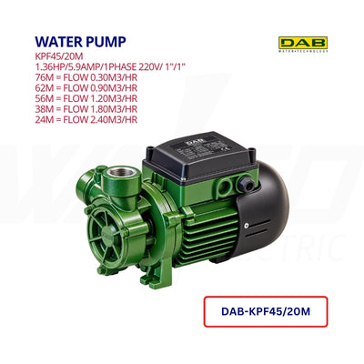 Water Pump - KPF45/20M - 1.36HP
