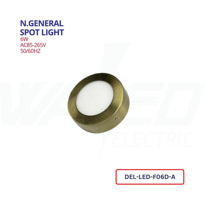 Spot Light - 6w - Surface - N.GENERAL