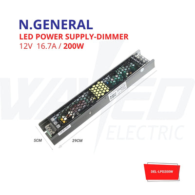 Power Supply Dimmer – 200W 12V 16.7A - N.general