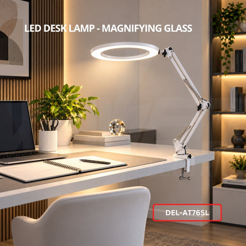 LED Desk Lamp - Magnifying Glass