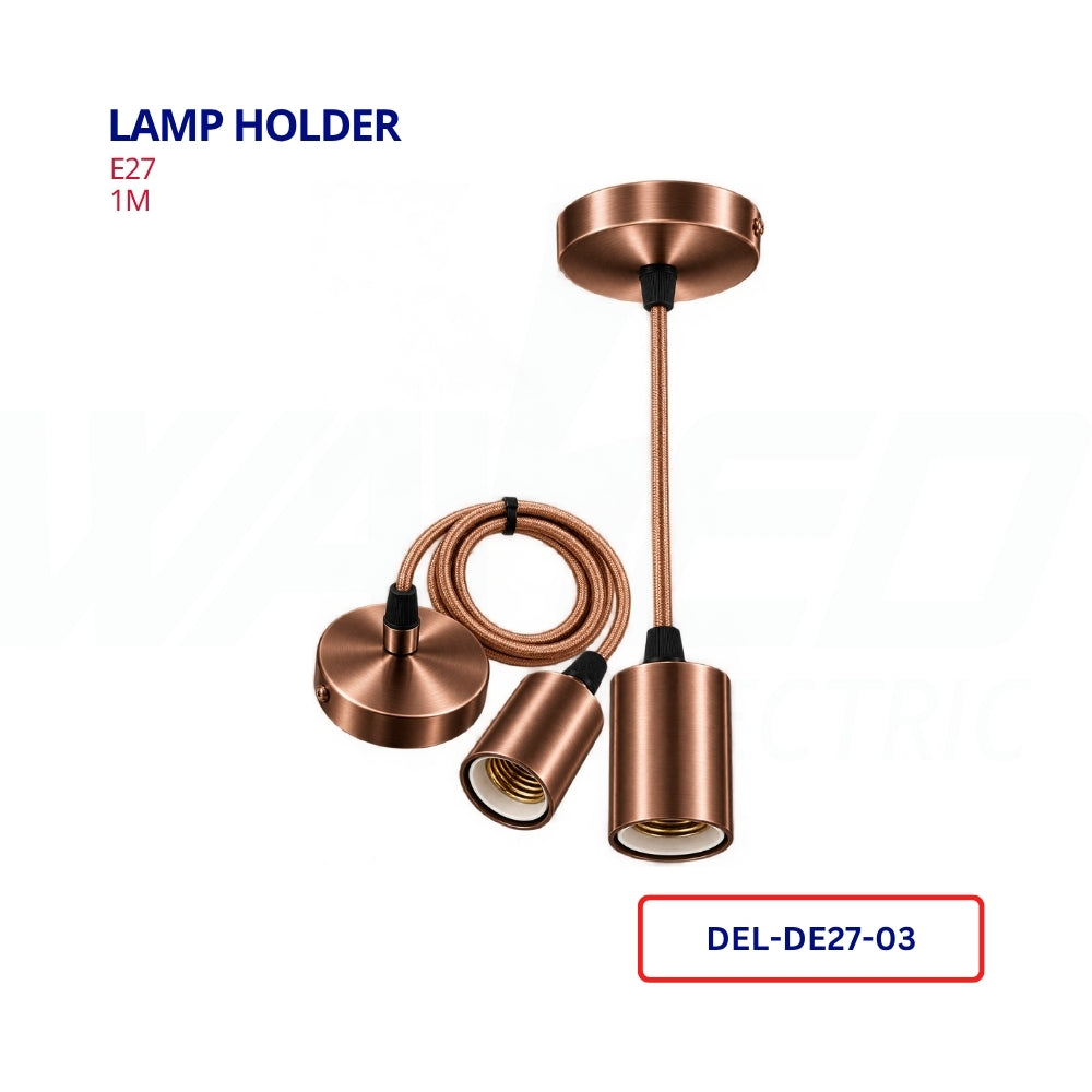 Holder-E27 - Copper