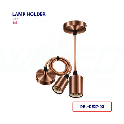 Holder-E27 - Copper