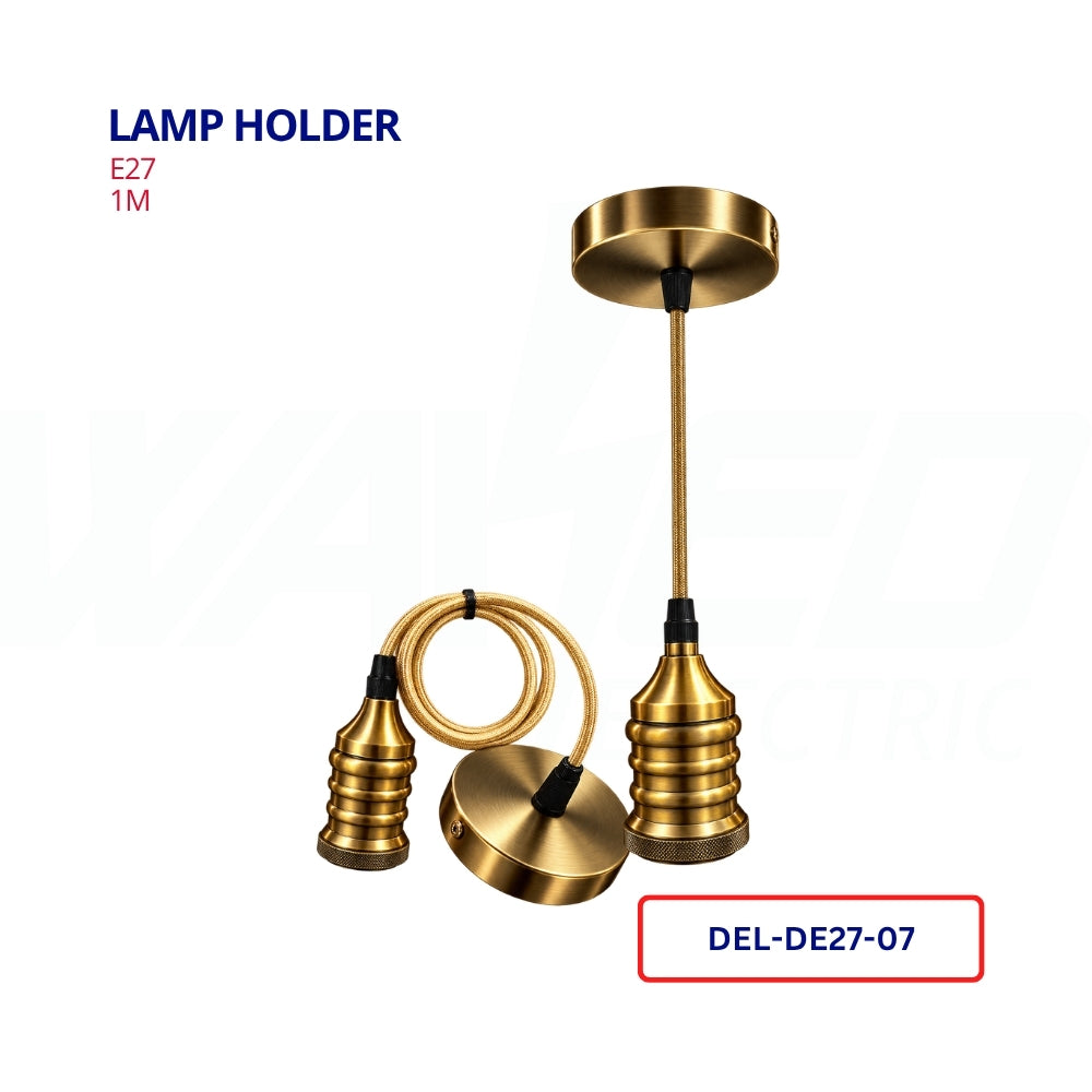 Holder-E27 - Antique Gold