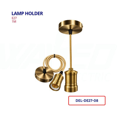 Holder-E27 - Antique Gold