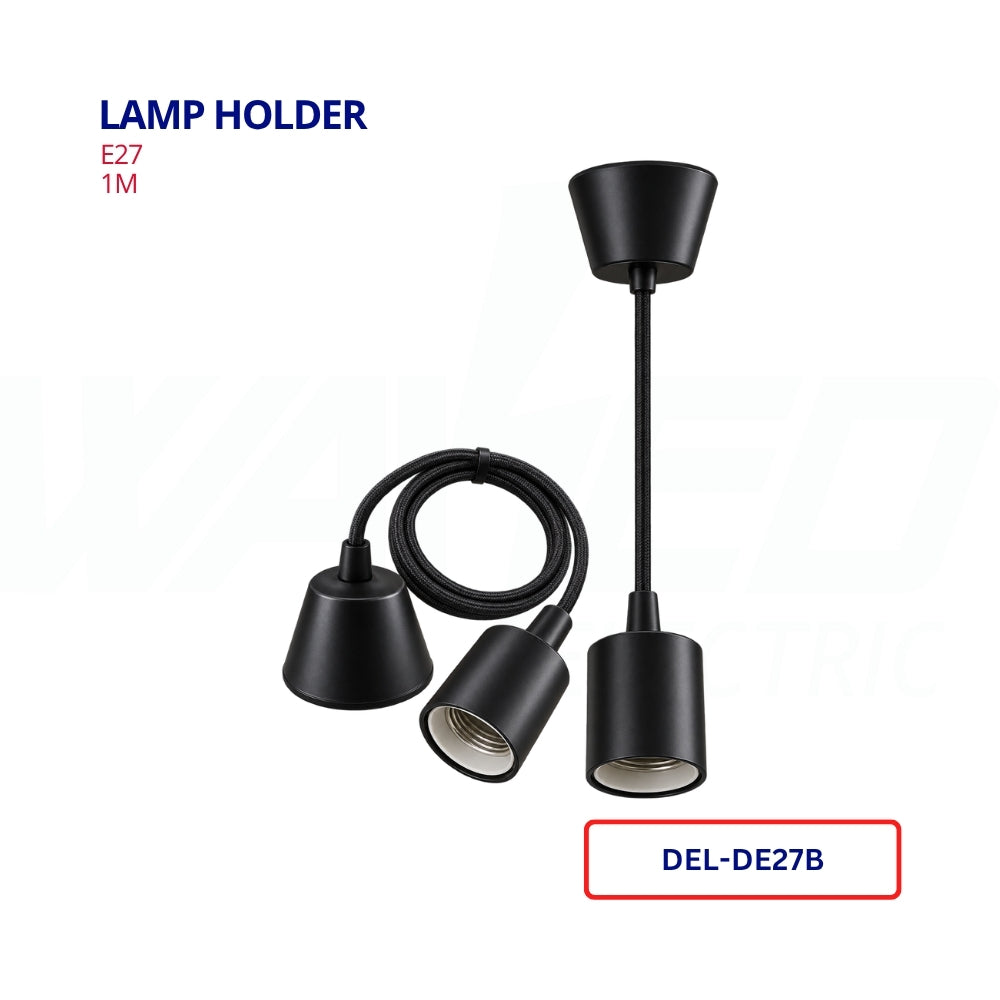 Holder-E27 - Black