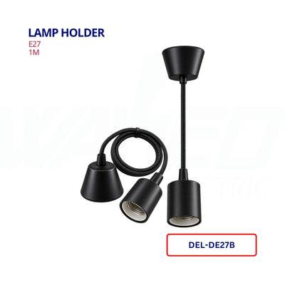 Holder-E27 - Black