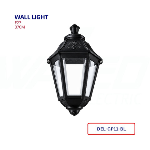 Wall Light - E27 -Black