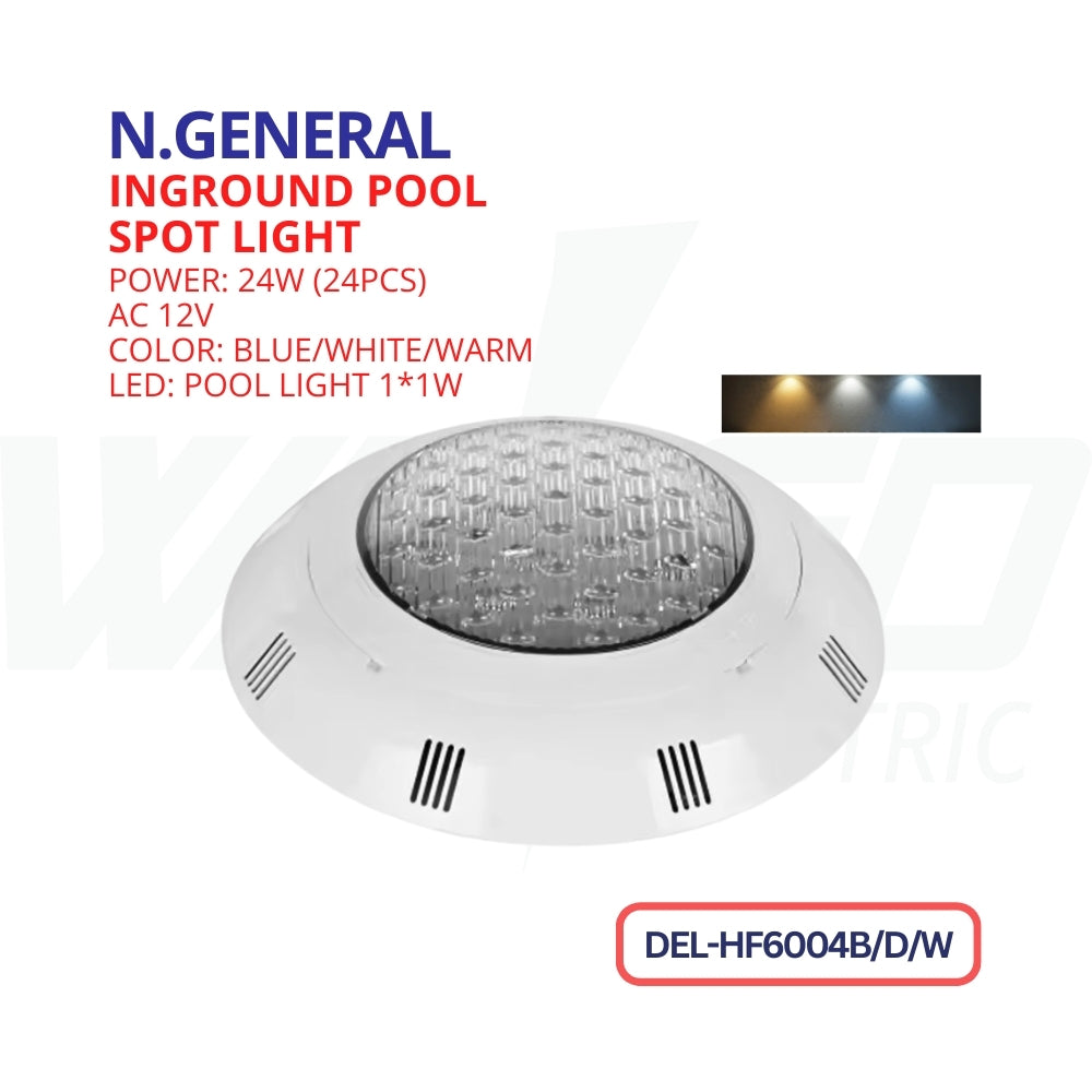 POOL LIGHT - 24W-12V - N.GENERAL