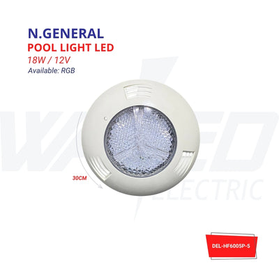 Pool light LED - 18W RGB - N.GENERAL