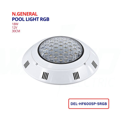 Pool light LED - 18W - RGB - N.GENERAL