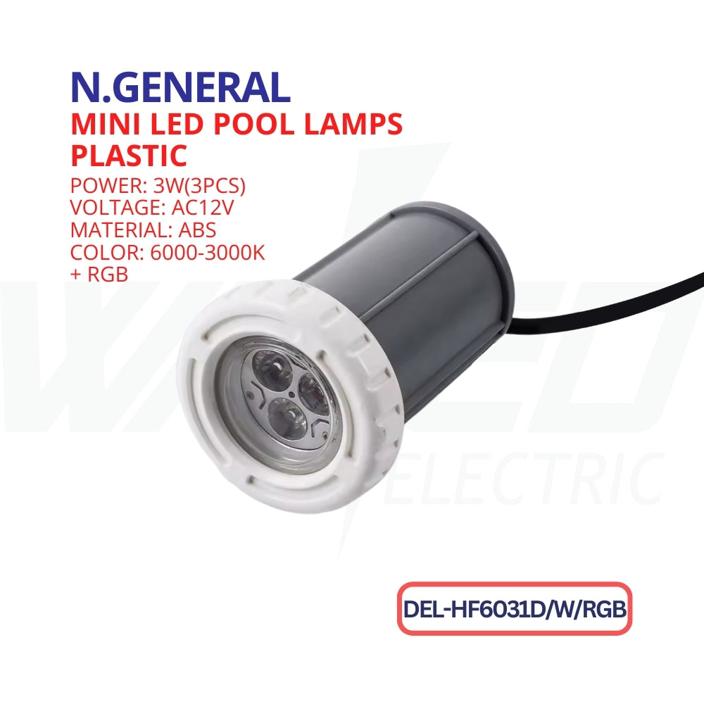 Mini Pool Lighting Mini LED Pool Light - 3W - N.GENERAL – Waked Electric